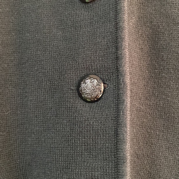 Ralph Lauren Black Knit Sweater Cardigan - Picture 4 of 5